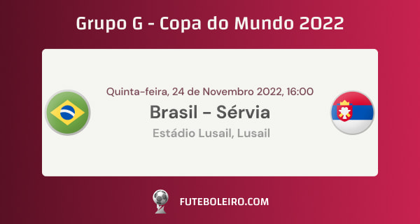 Jogo brasil x sérvia 2022 com placar e transmissão