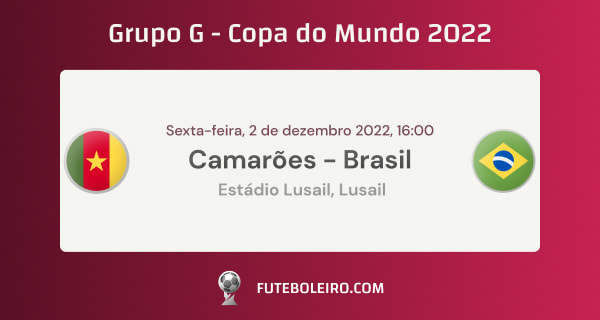 Sexta-feira, 2: Brasil encara Camarões na terceira rodada da fase de grupos, Rede Bahia
