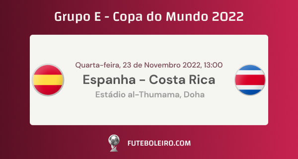 Espanha aplica 7 a 0 na Costa Rica na estreia na Copa do Mundo - Copa -  Jornal VS